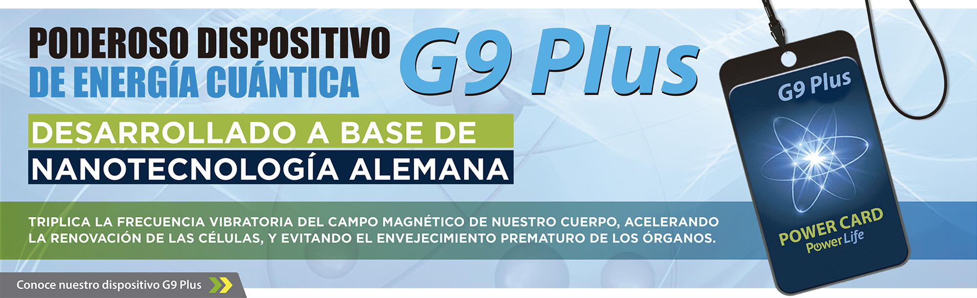 dispositivo de energía cuántica, tarjeta G7, nanotecnología alemana